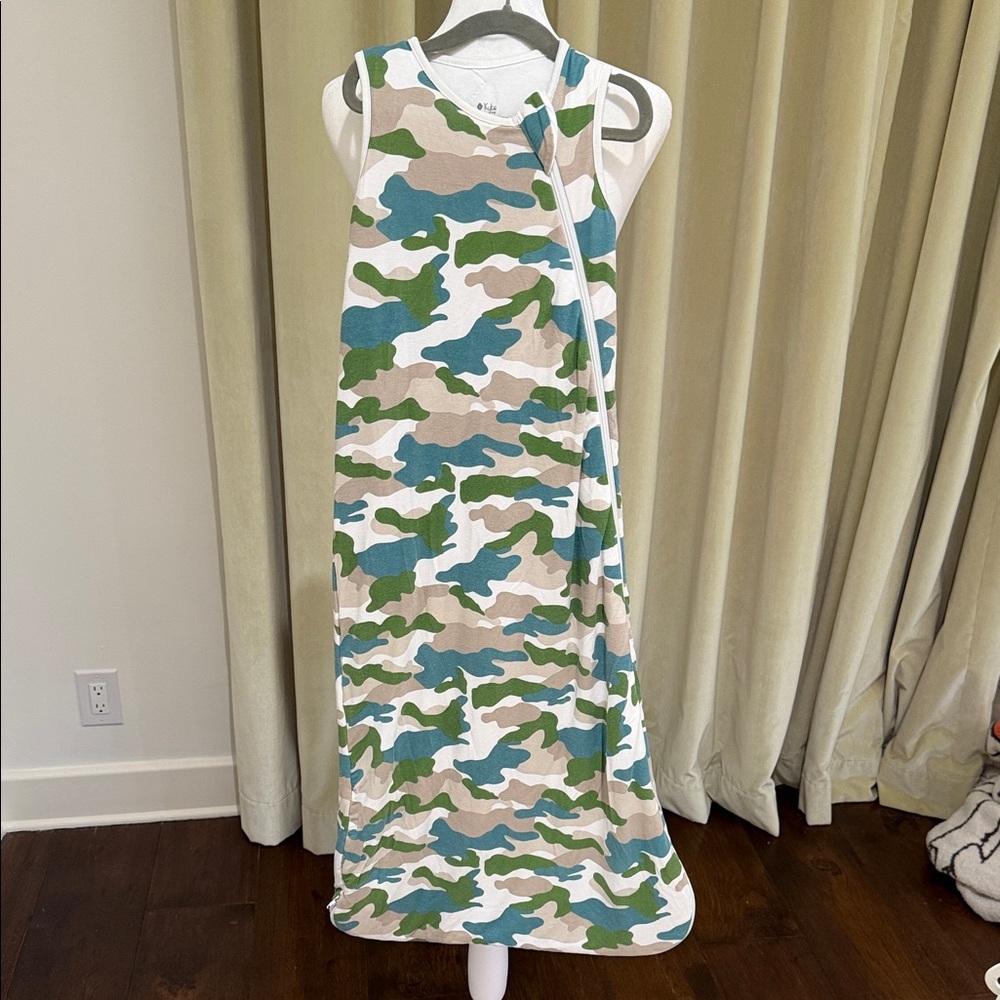 Kyte BABY Camouflage Sleep Sack in Blue Green Tan
